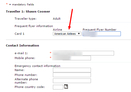 frequent traveller number avis