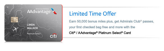 New Increased Citi Aadvantage Credit Card Offer