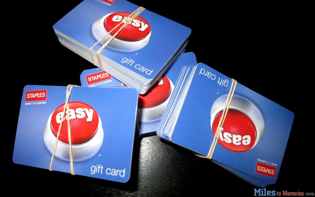 A Killer Deal Purchasing Staples Gift Cards at 40 Off & 5x Rewards