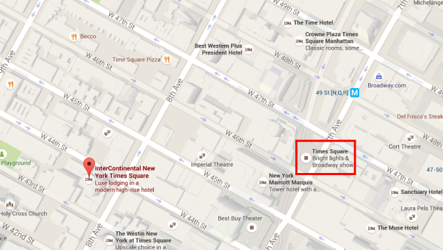 Intercontinental Times Square Review - Miles to Memories