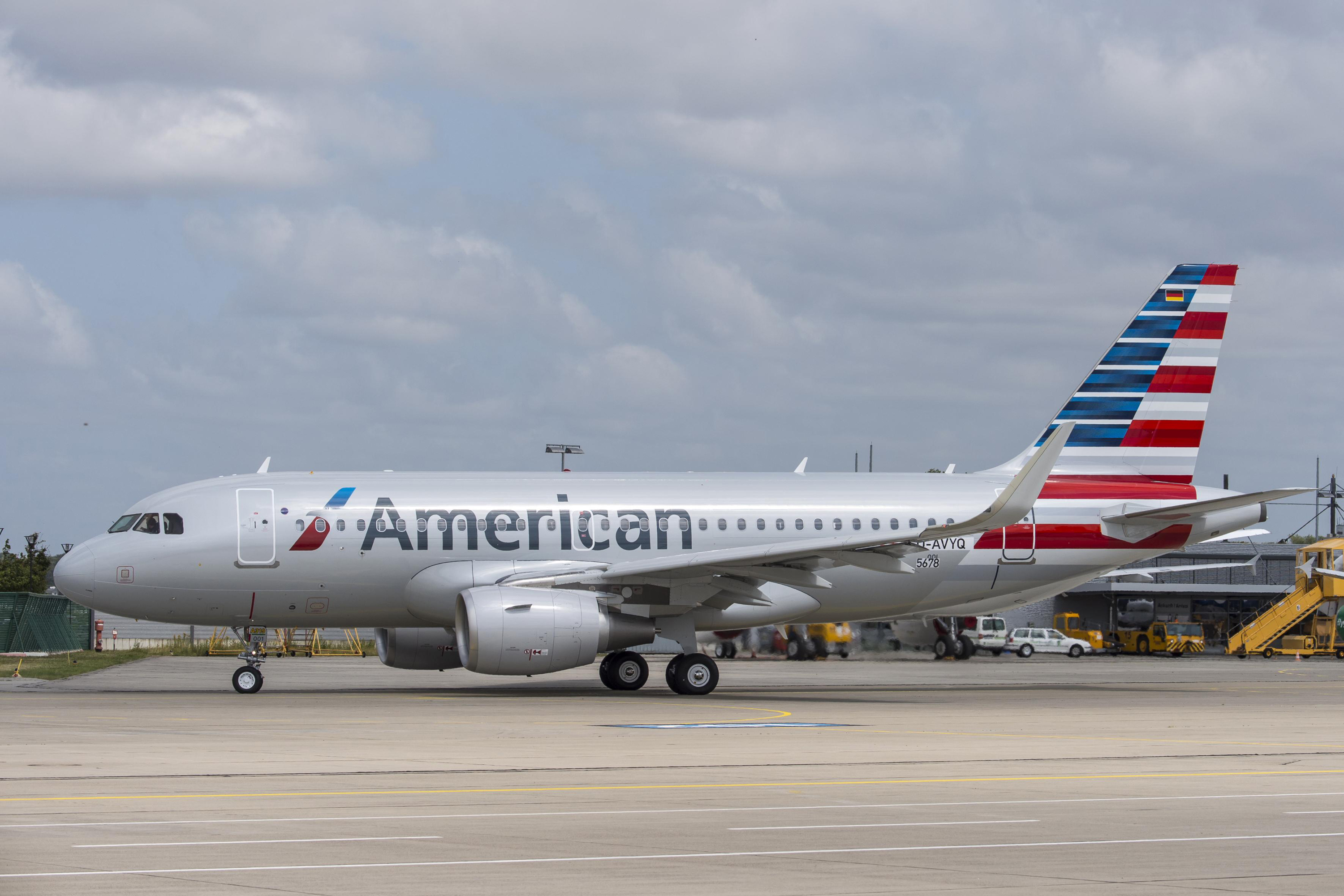 an airplane on the runway