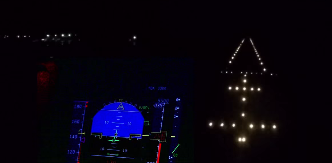 Awesome Video Watch A Klm A330 Land In The Dark From The Cockpit Avgeek Miles To Memories