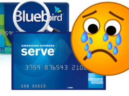 Amex Bluebird and Serve Account Shutdowns