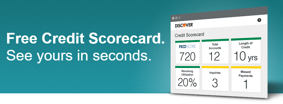 discover travel card credit score