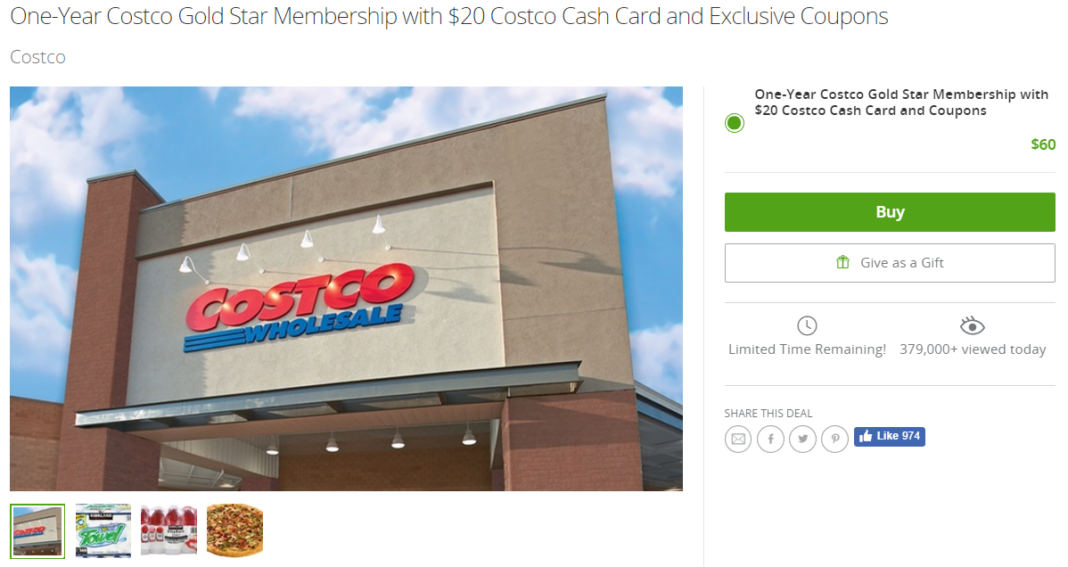 Cheap Costco Membership Through Groupon and Discounted Gift Cards