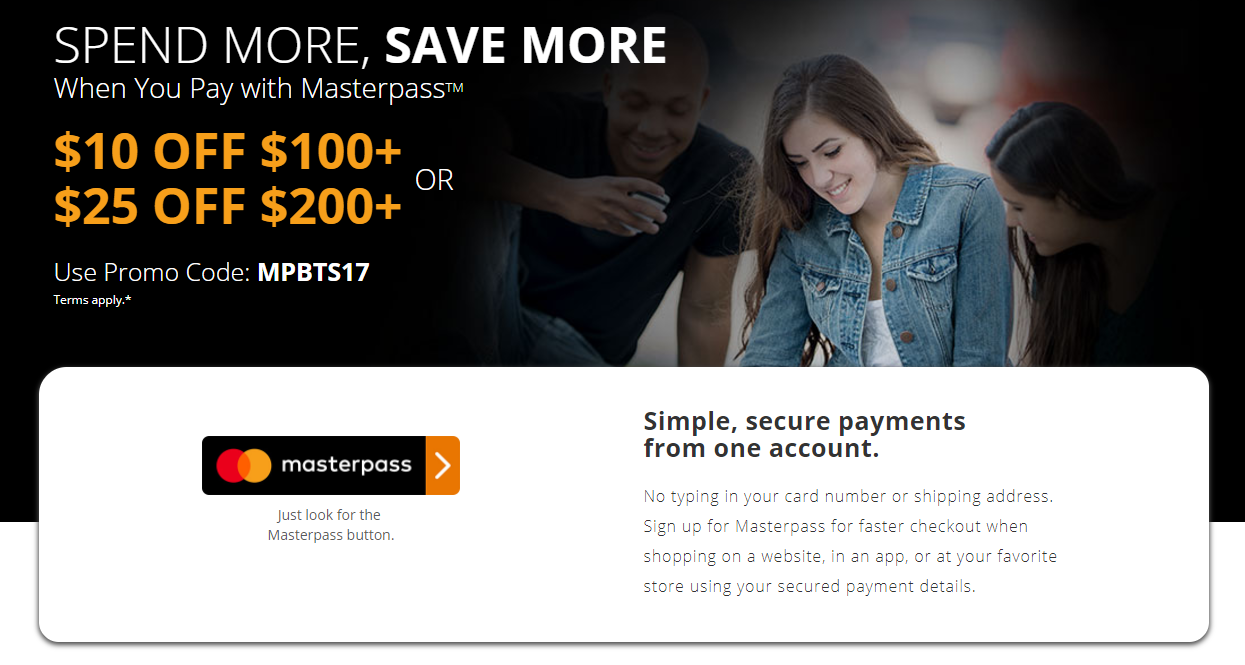 Newegg Masterpass Promo, 25 off 200 or 10 off 100 Miles to Memories