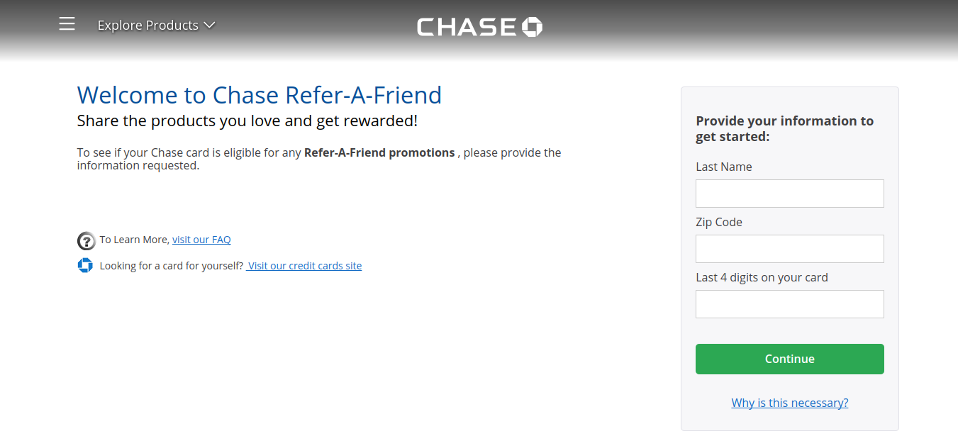 Chase Mobile App Referrals