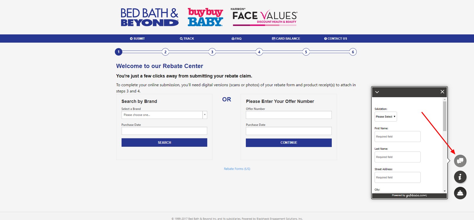 Issues With Bed Bath Beyond Rebate Submission And My Fix