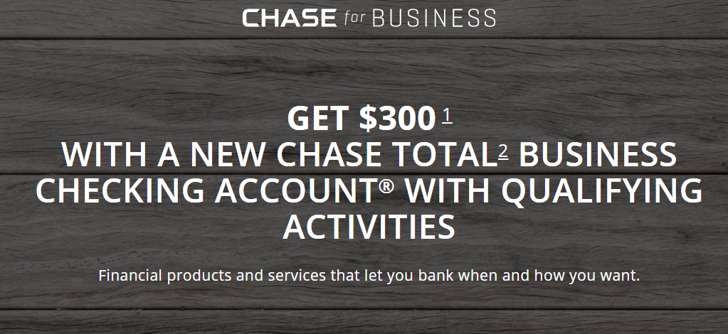Chase Business Checking Bonus