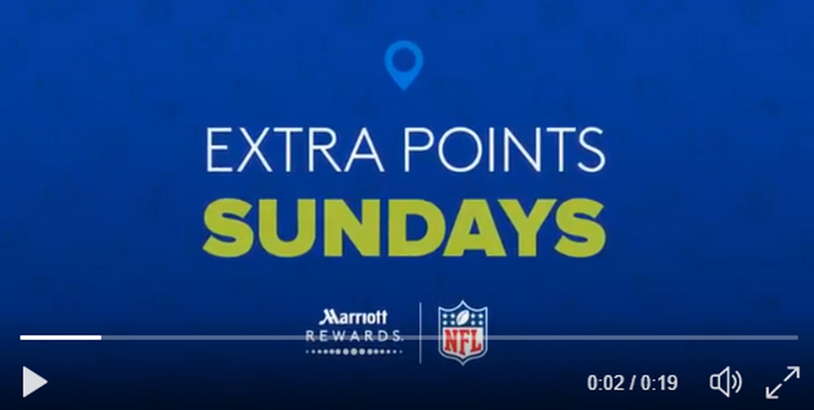 Extra points. Marriott rewards.