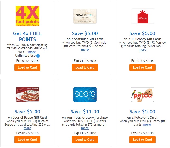 Kroger, 4X Fuel Points on Travel Gift Cards and More Miles to Memories