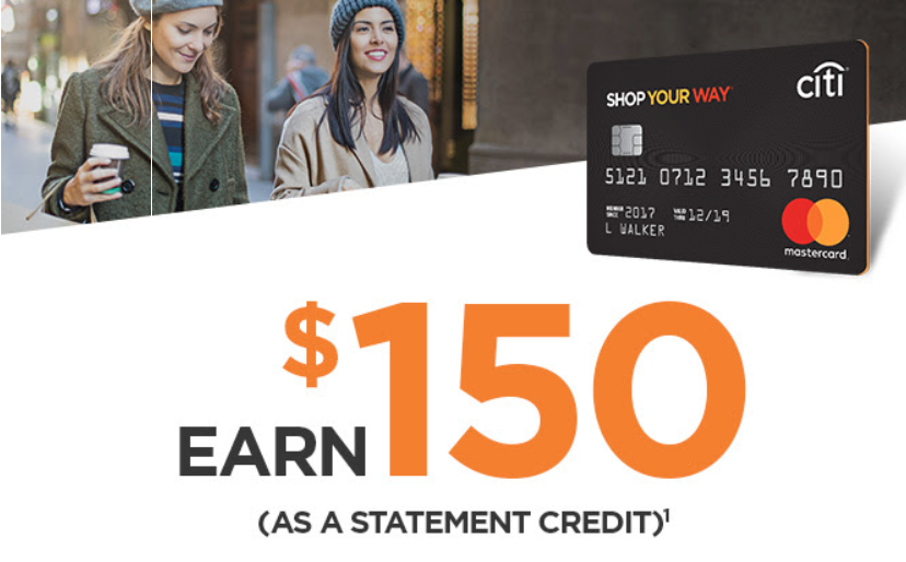 Citi Sears Mastercard, $150 Statement Credit With $1,500 Spend - Miles