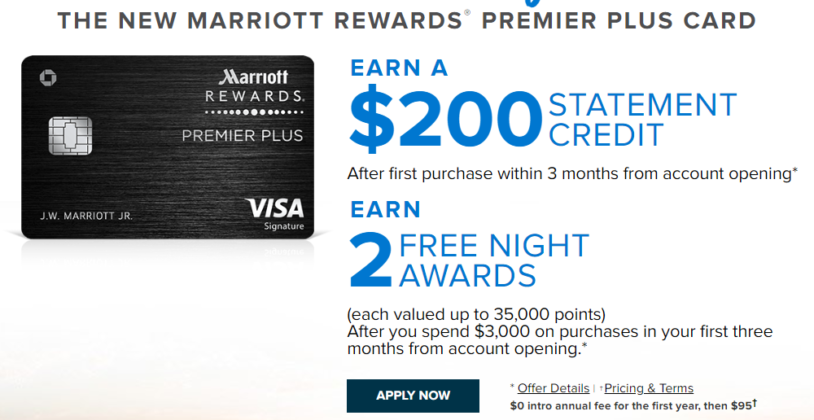 A Better Offer for Chase Marriott Rewards Premier Plus Credit Card ...