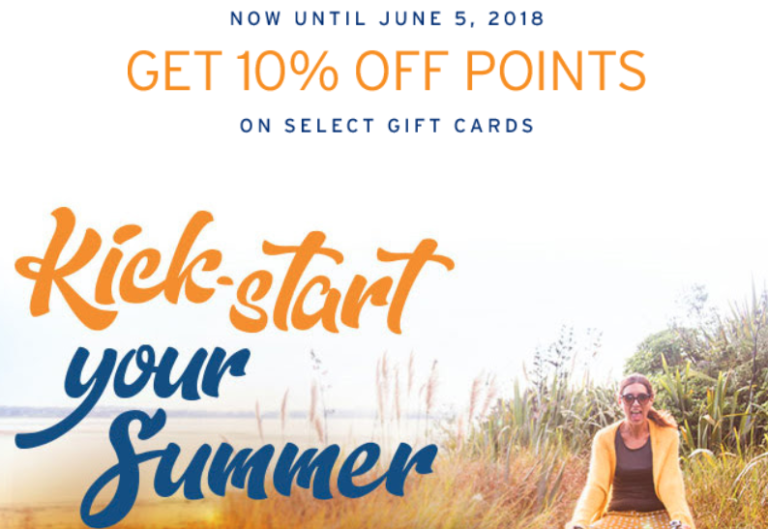 Redeem ThankYou Points for Select Gift Cards, Get 10 Discount Miles