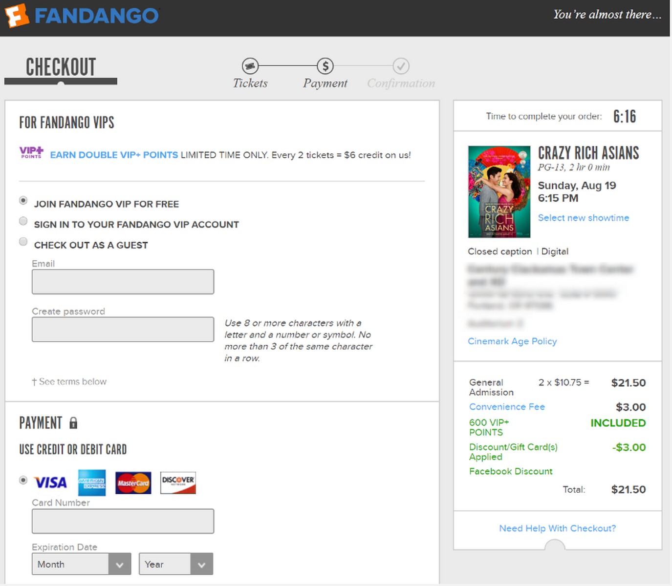 How to Avoid Fandango's Booking Fee Should Work for Sinemia Subscribers