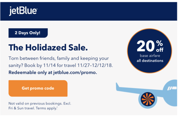Get 250 flight for 160 with Latest Jetblue deal and