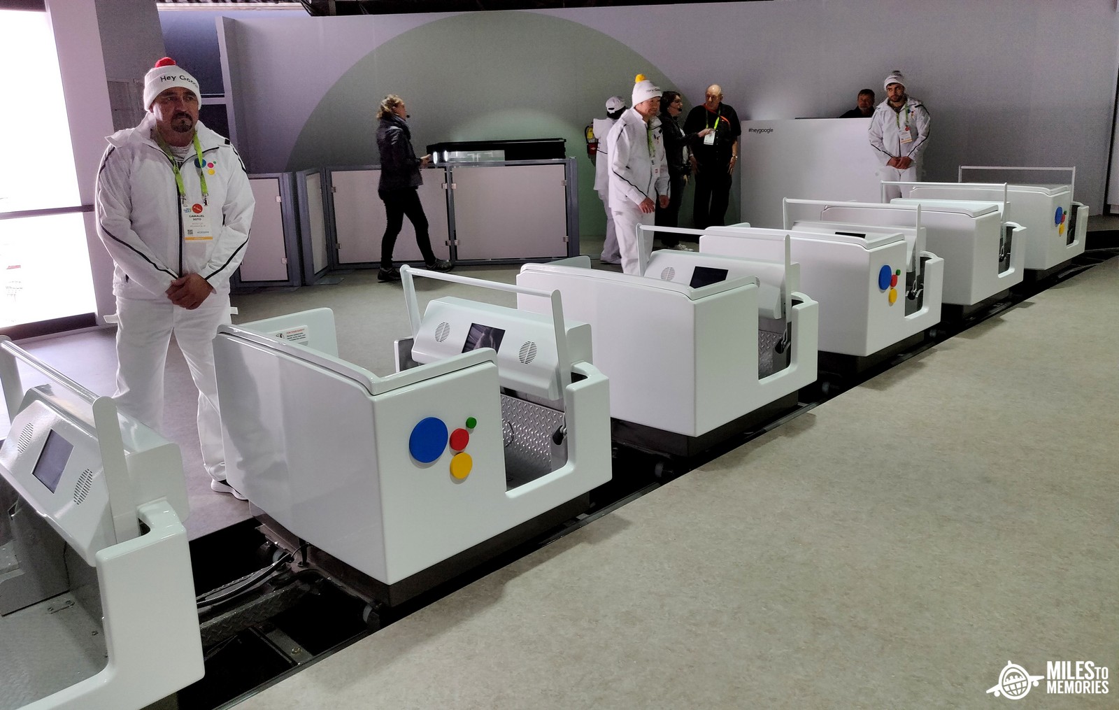 Google Built a HUGE Disney Style Ride at CES & It Was Awesome! - Miles ...