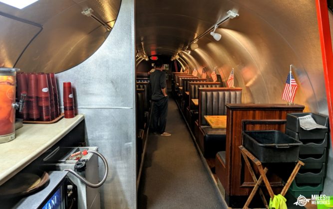 The Airplane Restaurant booths