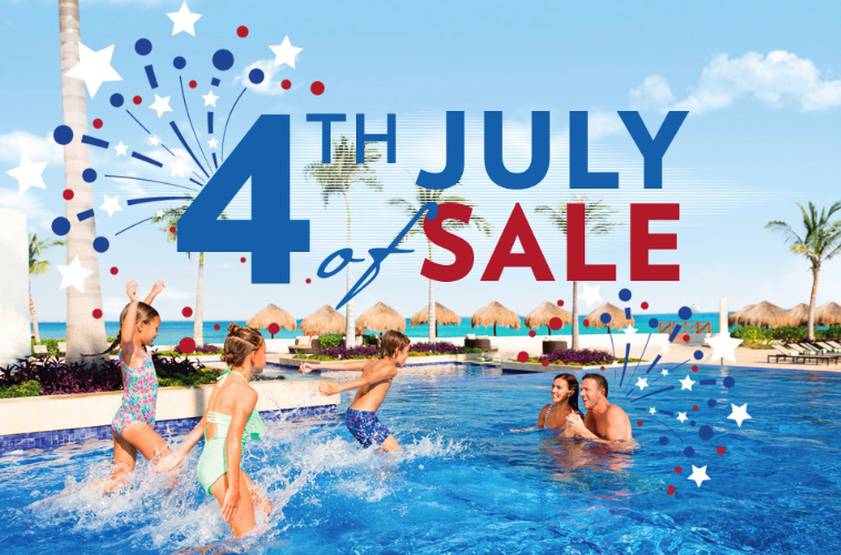 Hyatt 4th Of July Sale for All Inclusive Resorts Miles to Memories