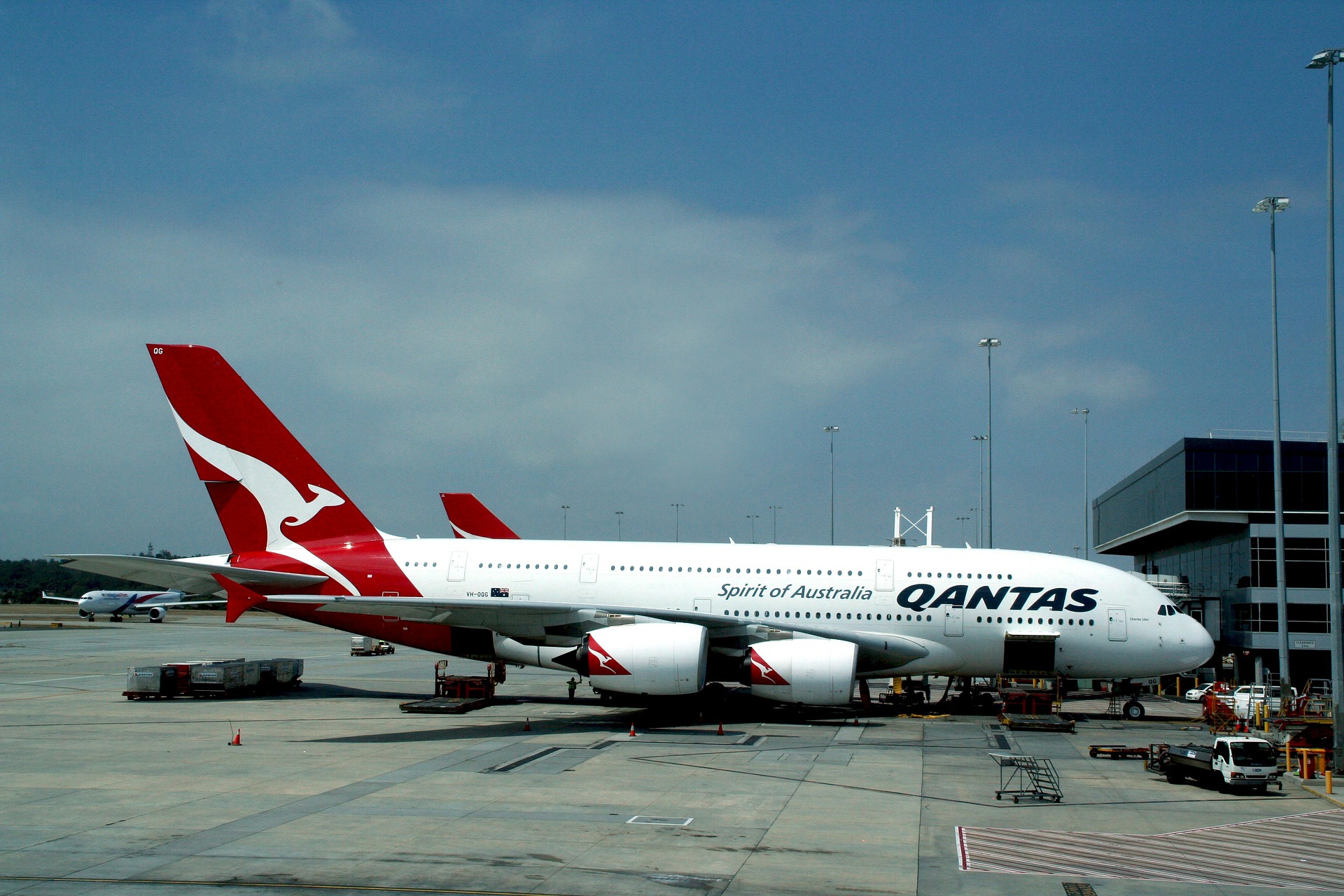 Qantas first class