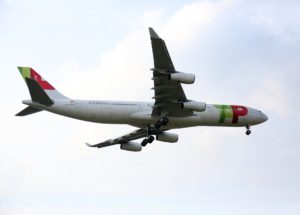 Photo of TAP Portugal A330 plane in flight