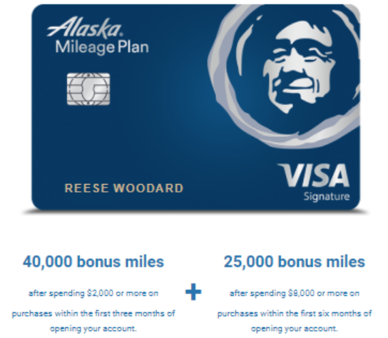 Bank of America Alaska Airlines Card – New 65,000 Miles Offer [Targeted ...