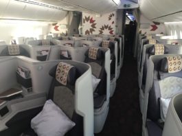 Royal Air Maroc business class B787 to São Paulo