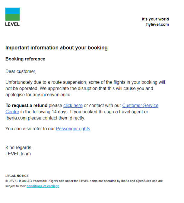 LEVEL Cancelled Flight Why I Won't Be Flying to Europe for 99 Euro!