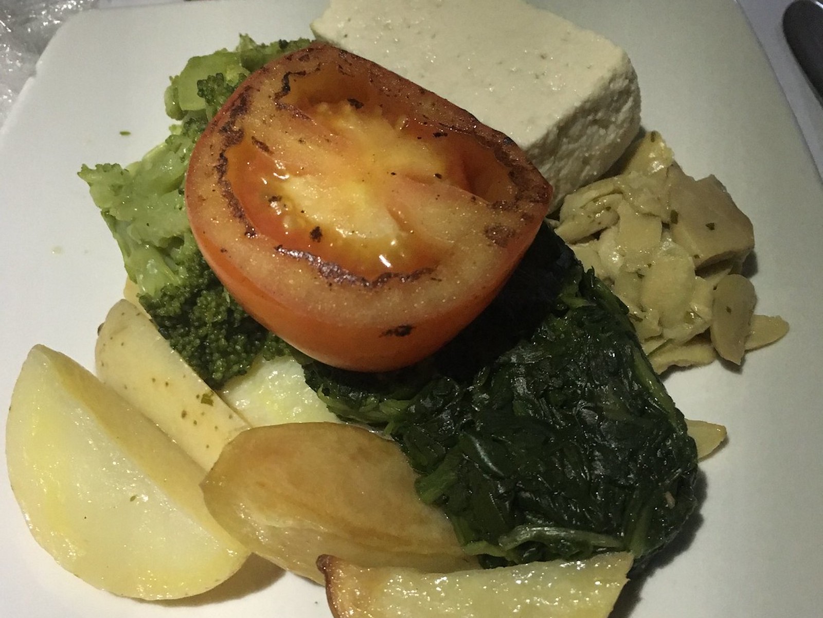 South African Airways vegan breakfast in business class is a flop