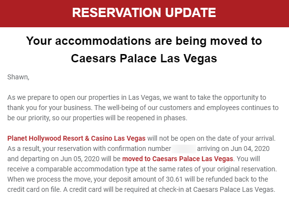 Vegas Reopening Travel Hack