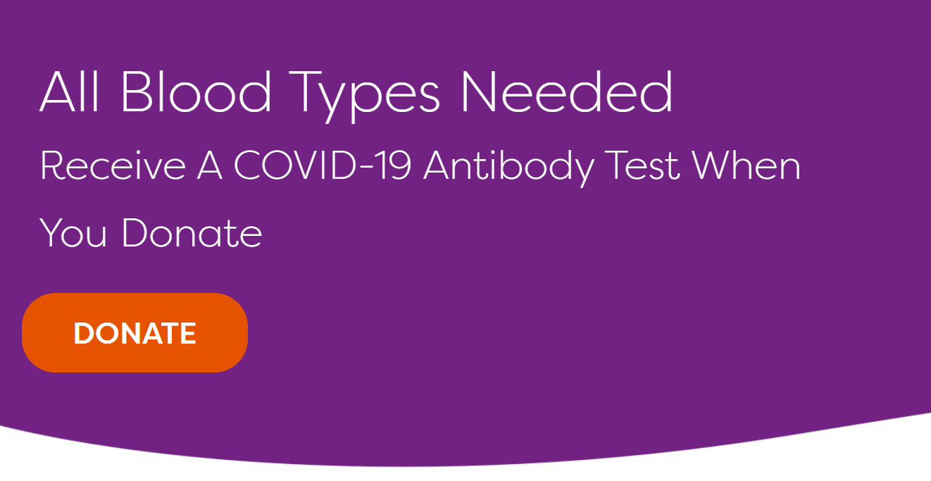 Donate Blood COVID Antibody Test