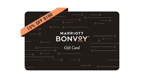Marriott Gift Cards discount