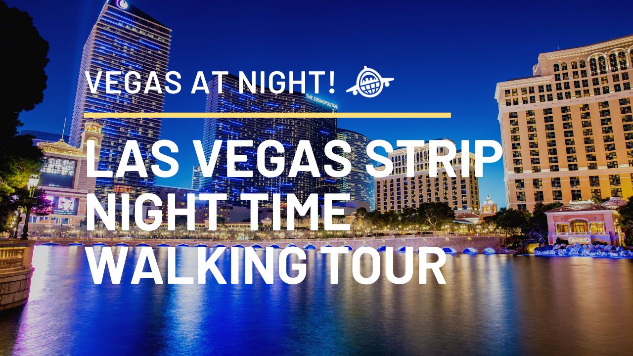 Vegas Strip Night Time Walking Tour - Crazy Fountains, Showgirls & More!