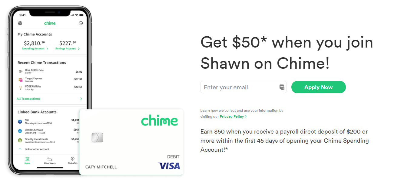 Chime Card Bonus Offer Get 50 with New SignUp!