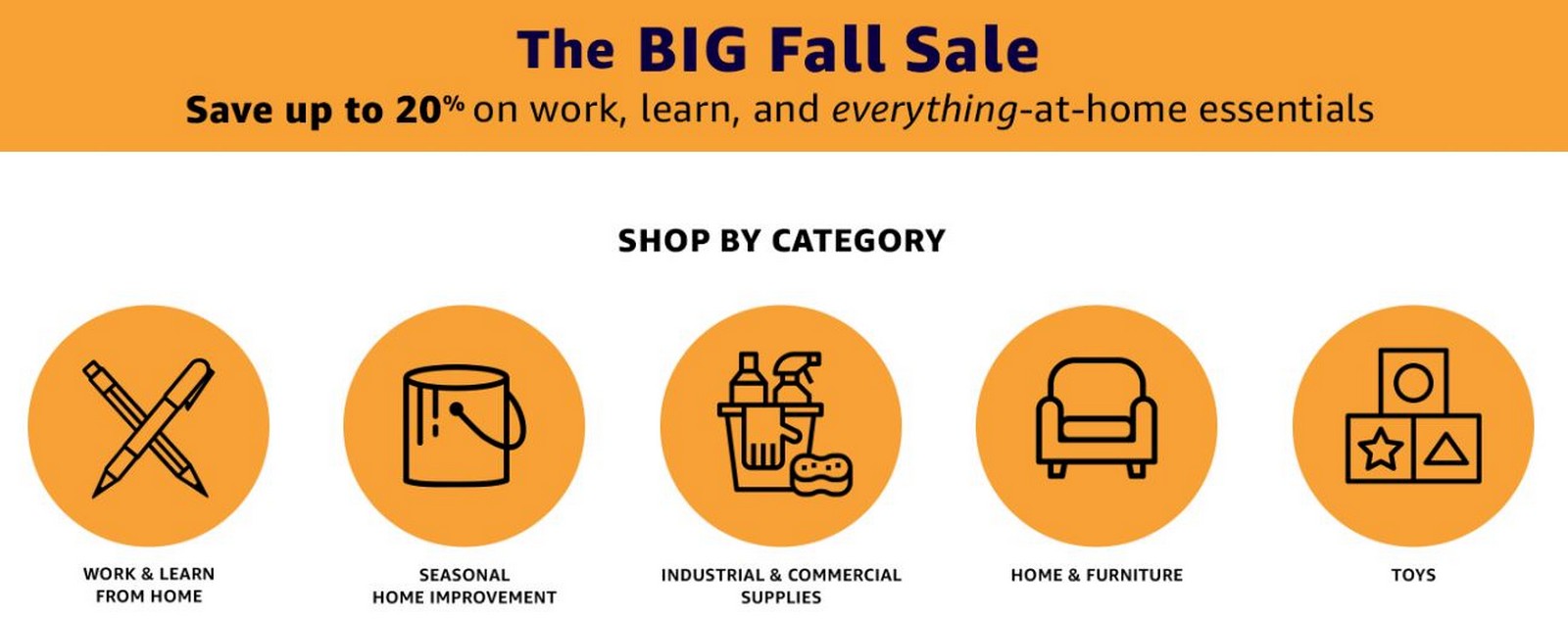 Amazon's The Big Fall Sale