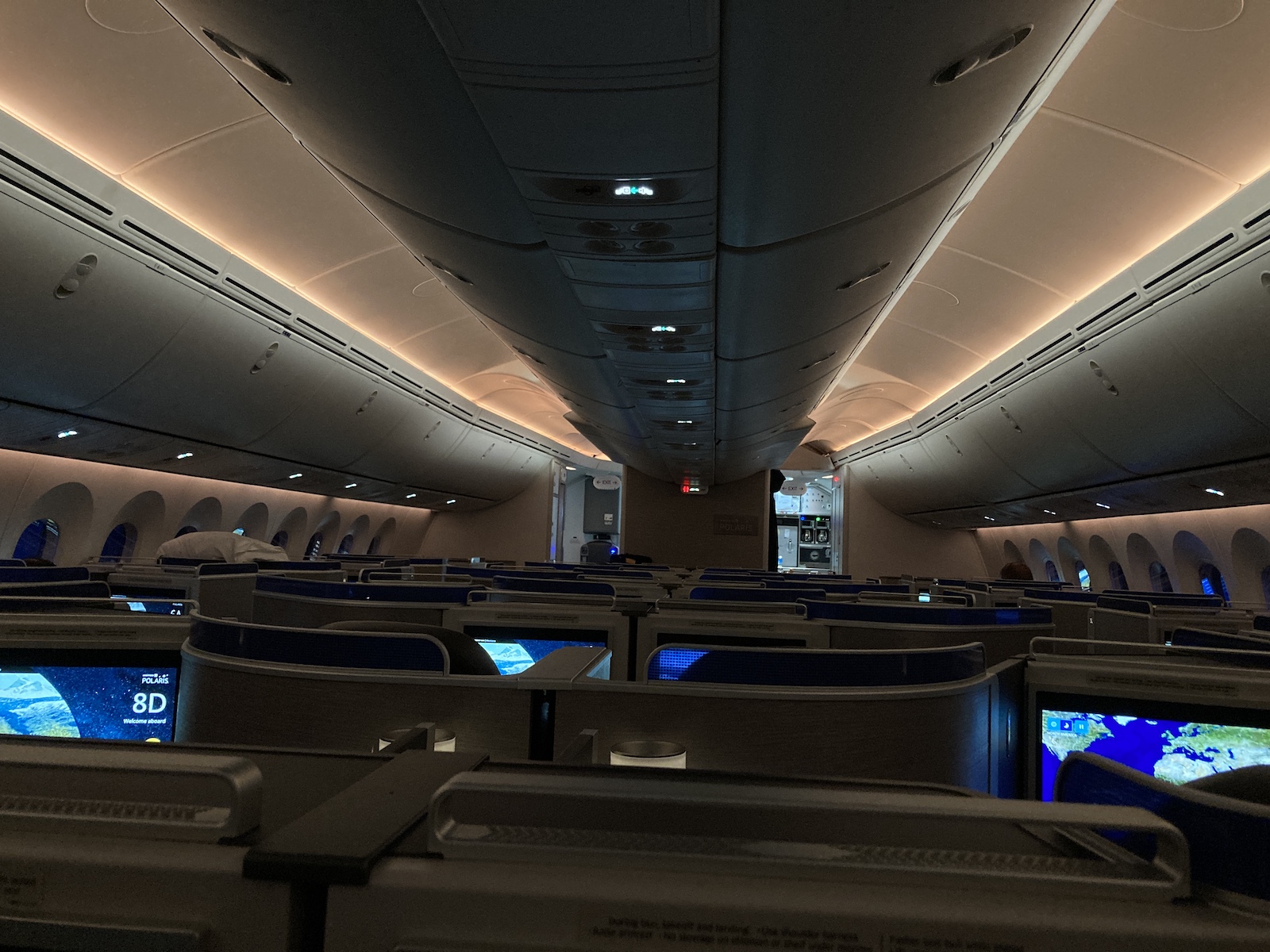 United Polaris Business Class Review: 787-10 Dreamliner FRA to EWR
