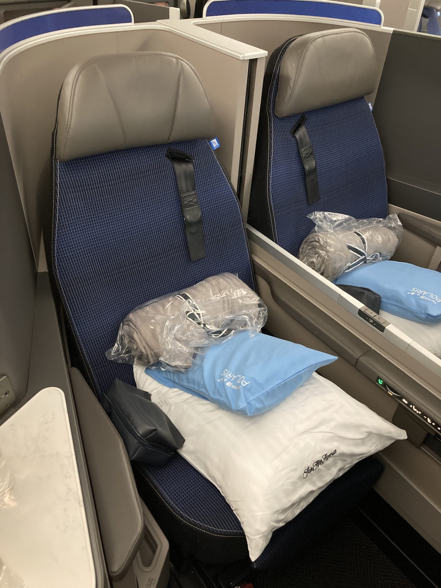 United Polaris Business Class Review: 787-10 Dreamliner FRA to EWR