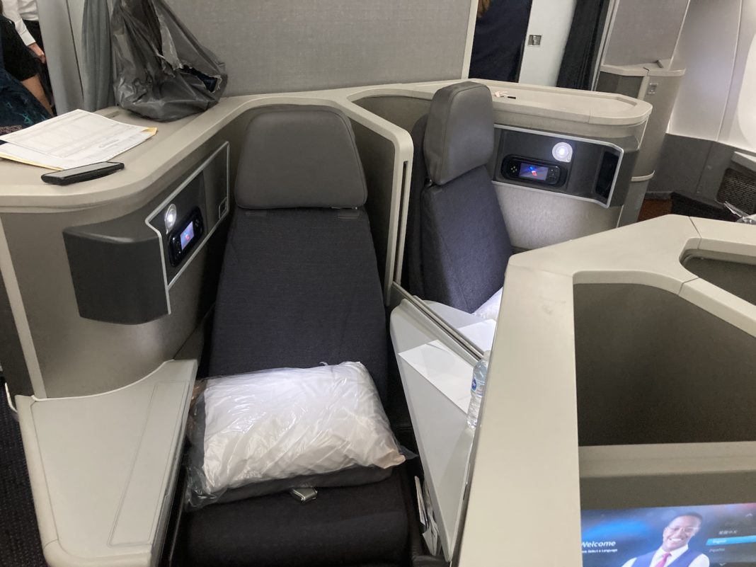American Airlines Business Class Review 787 Flagship Business Mia Gig
