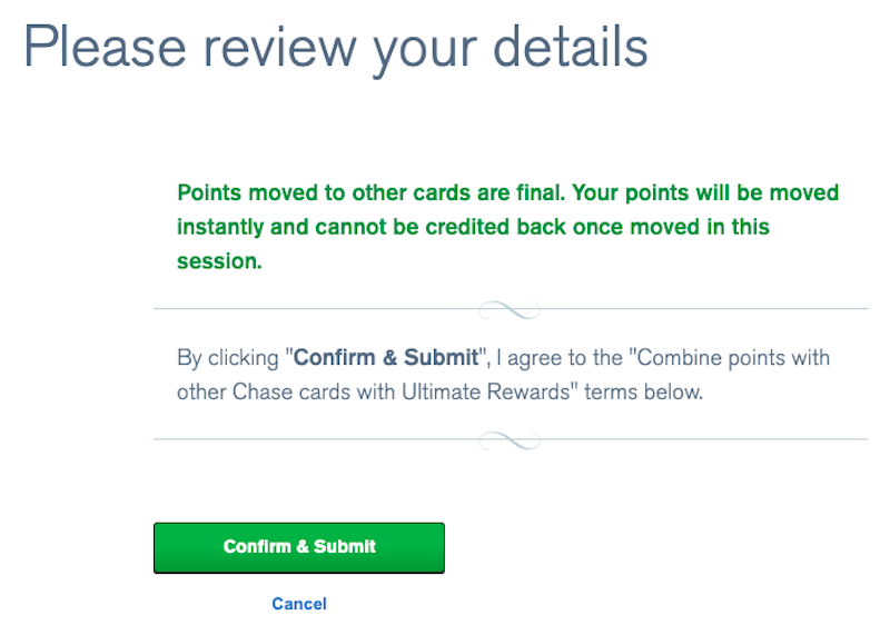 How To Transfer Chase Points A "How To" Guide For Using Points