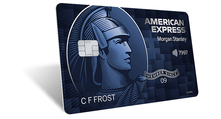 Morgan Stanley Blue Cash Preferred American Express