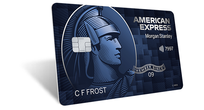 Morgan Stanley Blue Cash Preferred American Express