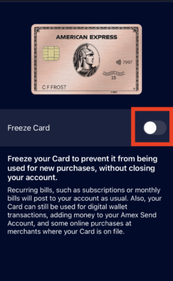 How to Freeze an American Express Card - Step-by-Step Guide
