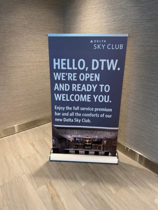 New Delta Sky Club DTW