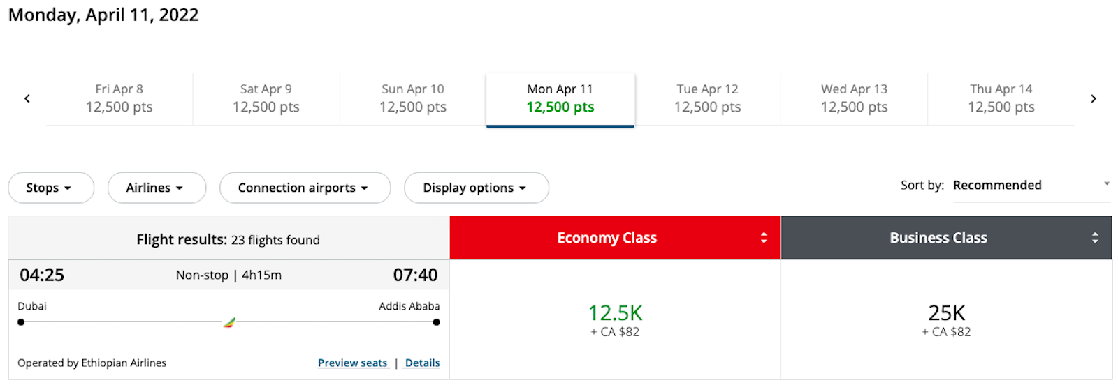 You Can't Book Ethiopian Flights with United Miles, United Not Sure Why