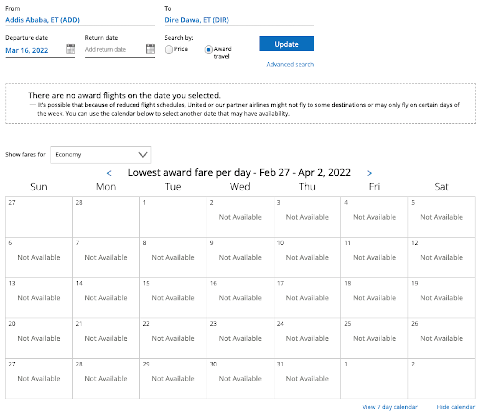 You Can't Book Ethiopian Flights with United Miles, United Not Sure Why