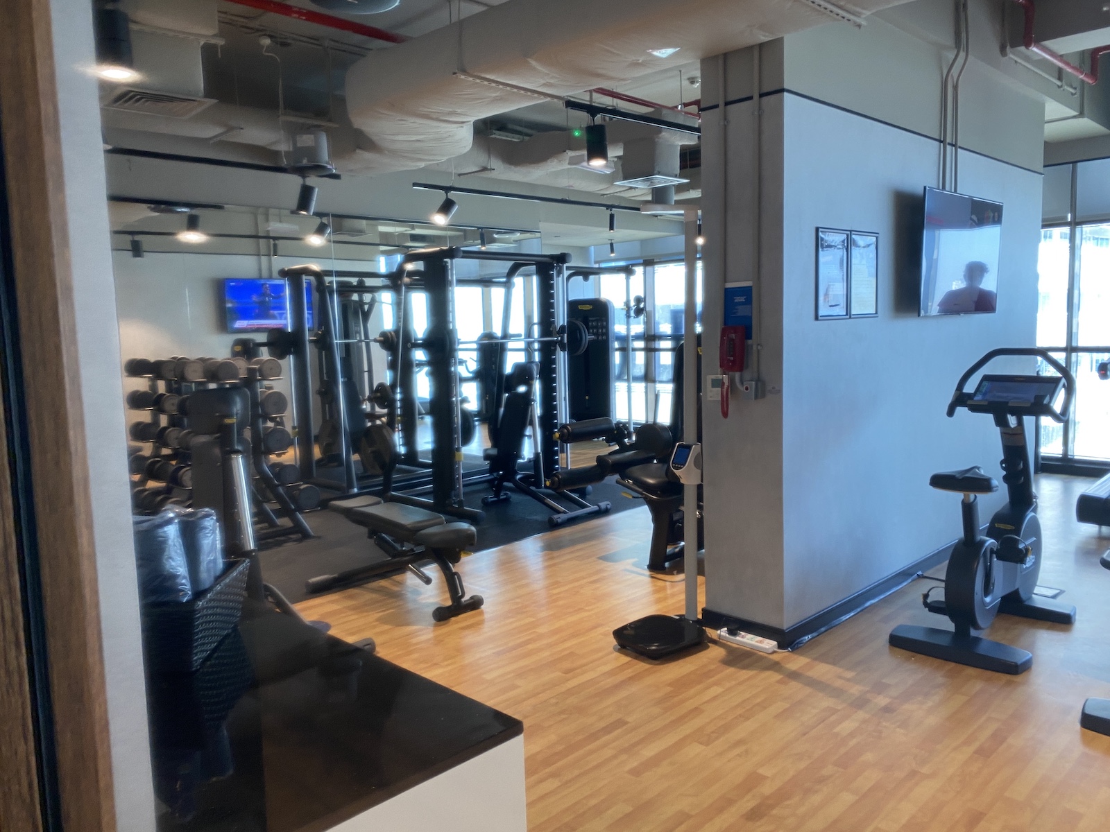Image of gym equipment at DoubleTree by Hilton Dubai M Square