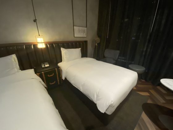 Image of 2 beds in the guest room