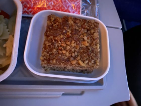 Image of economy meal flying with Aeroflot