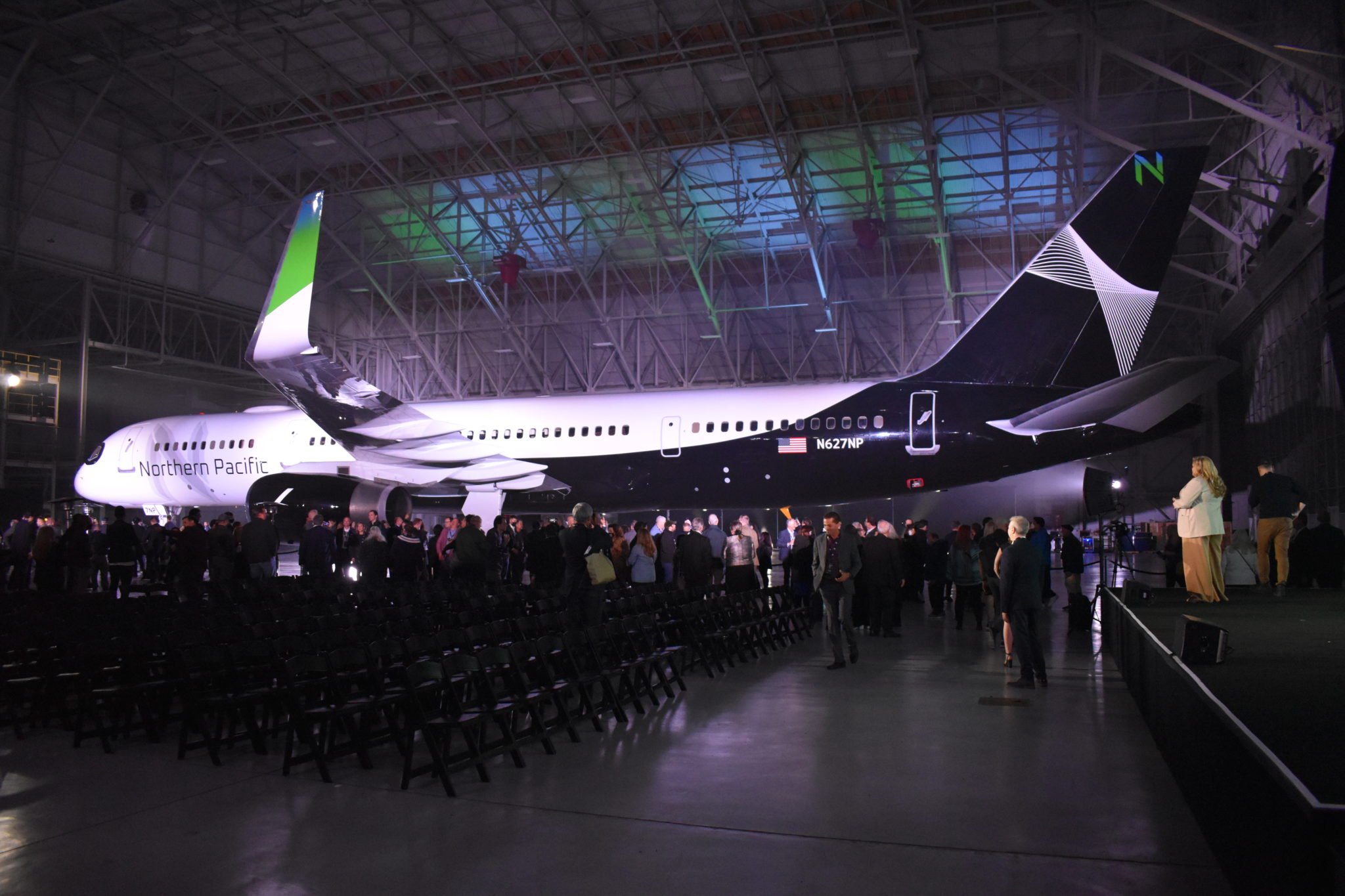 Northern Pacific Airways Transpacific Startup Unveils First 757 200 Livery 8090