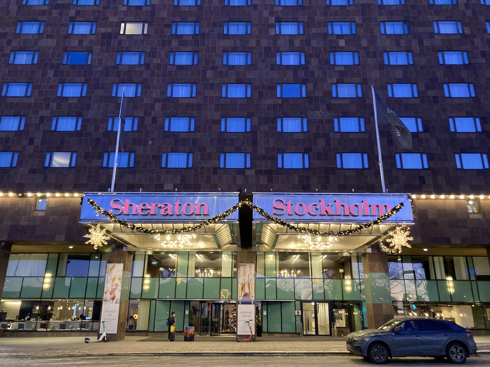 Review of Sheraton Stockholm Hotel - exterior view